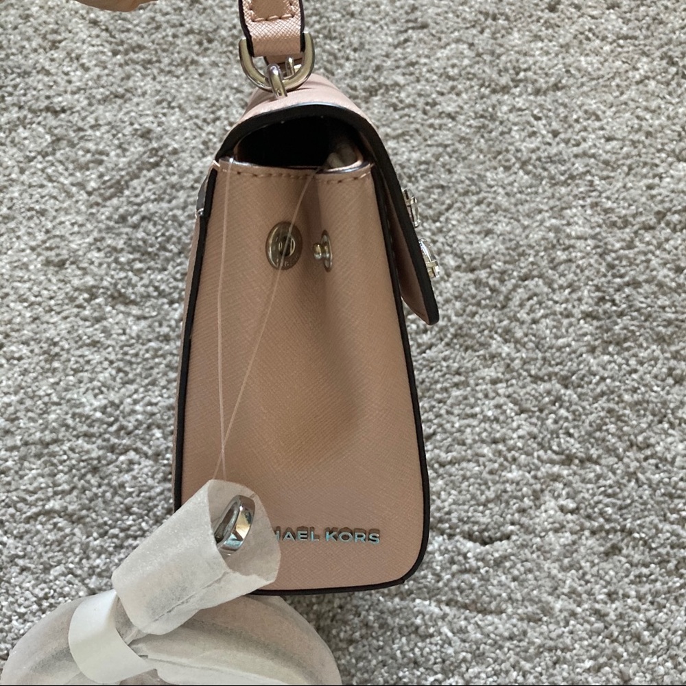 Michael Kors mini Ava crossbody bag crystal ballet pink NWT - Picture 4 of 9